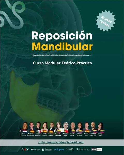 Cartel del curso modular Reposición Mandibular